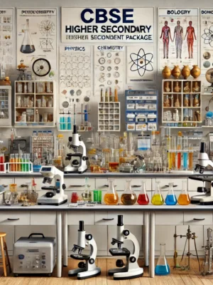 Lab tools for physics, chemistry, biology.