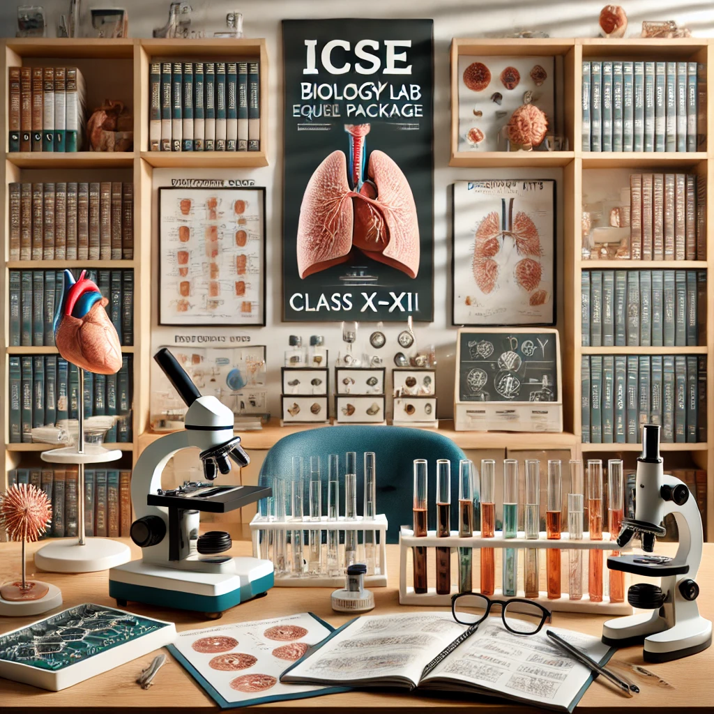 ISC Biology Lab Equipment Package For Class XI XII