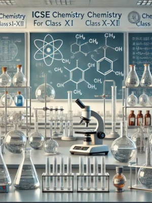 Chemistry lab tools, glassware, burners.