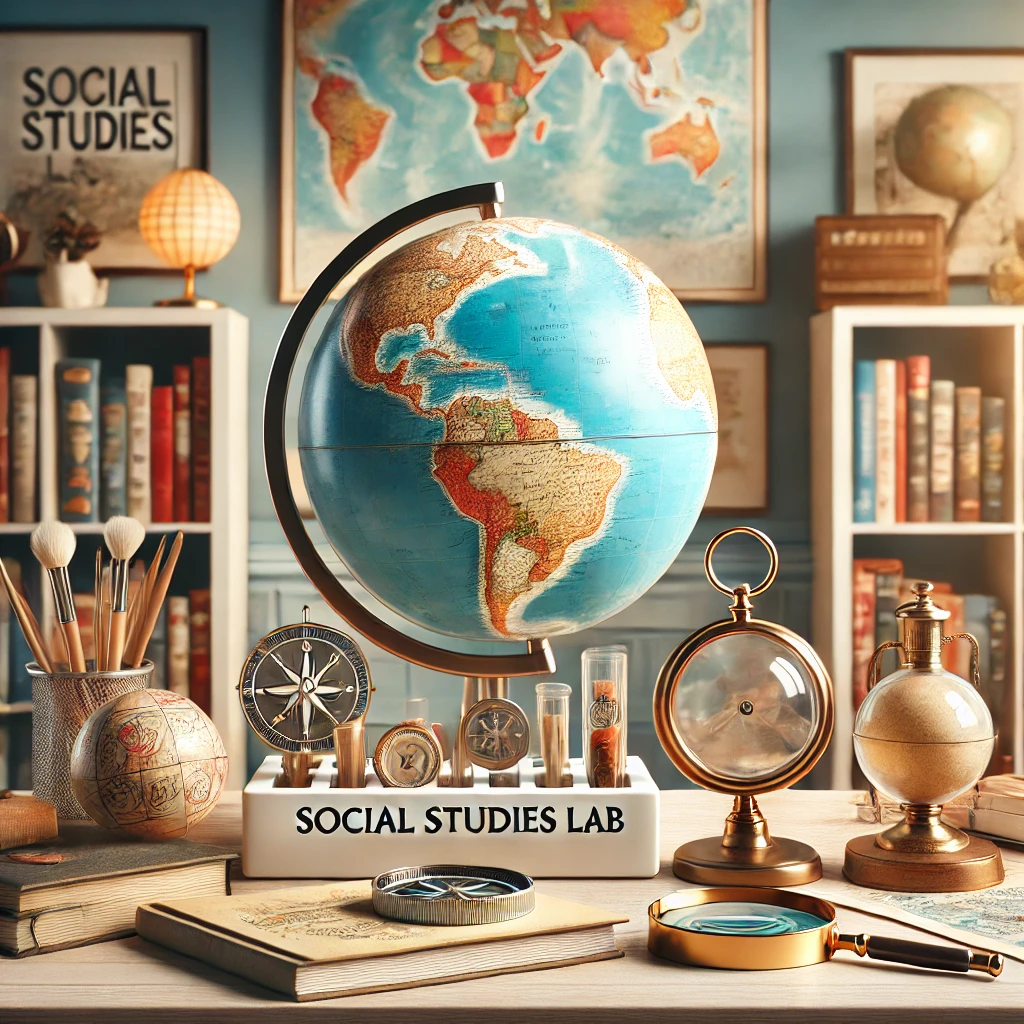 Globe, maps, and educational tools