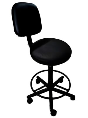 POWDER COATED MS BASE LABORATORY STOOLS